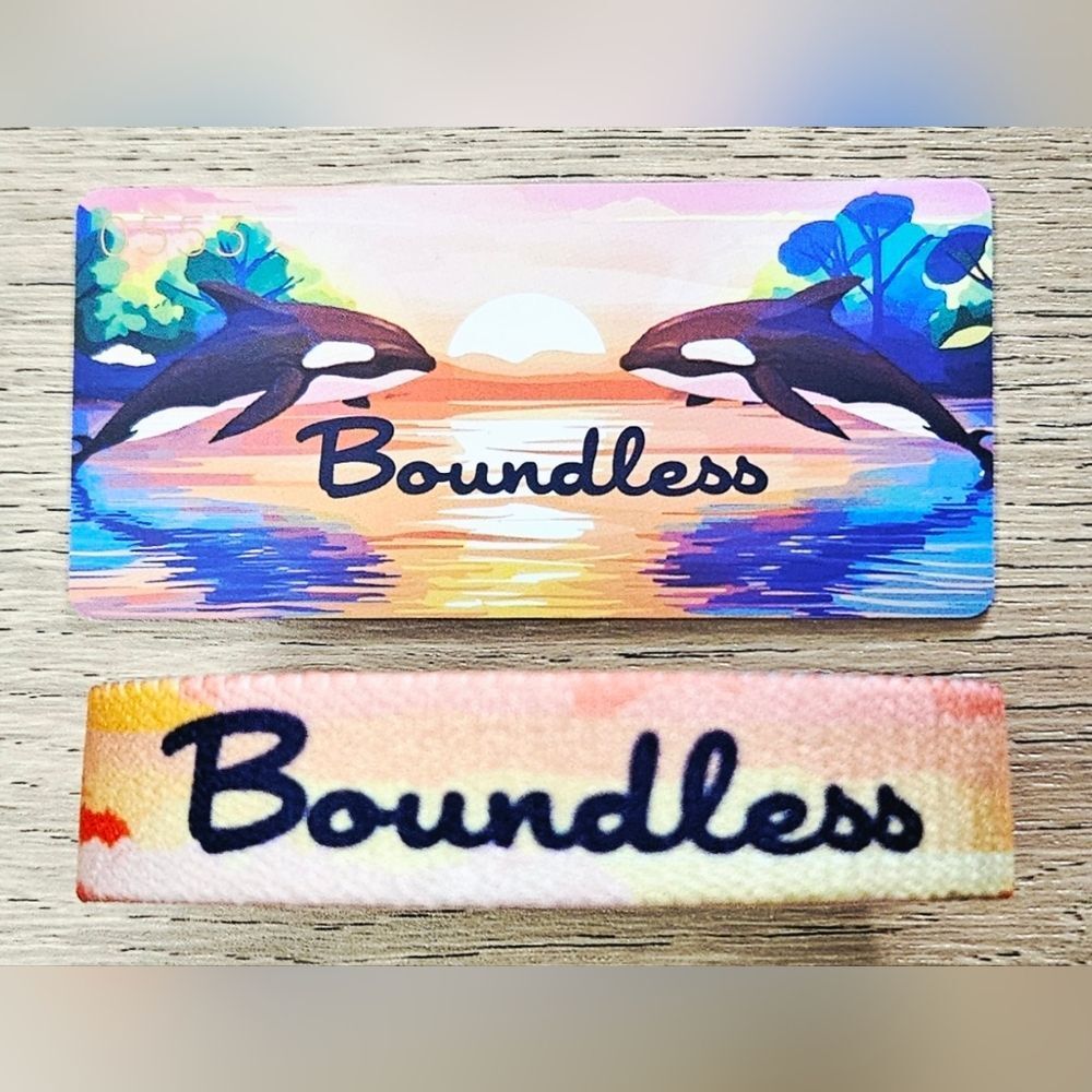 ZOX "BOUNDLESS" #553 OCEAN WONDERS redeemed GOLDIE Collectible WRISTBAND - Picture 2 of 6